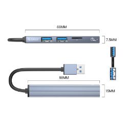 Picture of ORICO 4 Port USB-A 1xUSB3.0-2XUSB2.0-1XTF