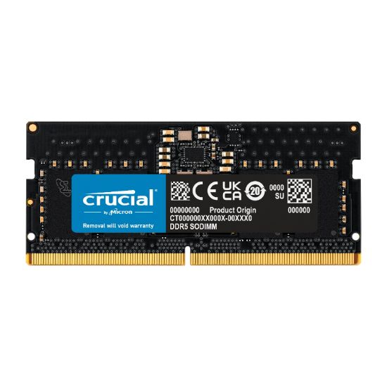 Picture of Crucial 16GB 4800MHz DDR5 SODIMM Notebook Memory