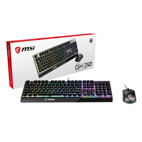 Picture of MSI Vigor GK30 Mechanical Wired Gaming Combo - Black