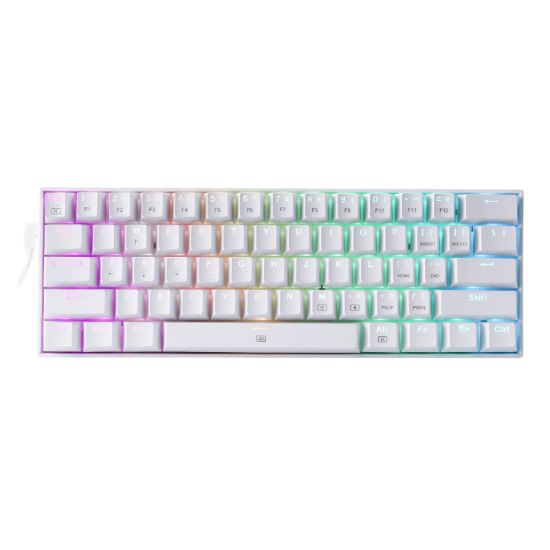 Picture of REDRAGON DRAGONBORN Wired Mechanical Keyboard RGB 67Key Design - White