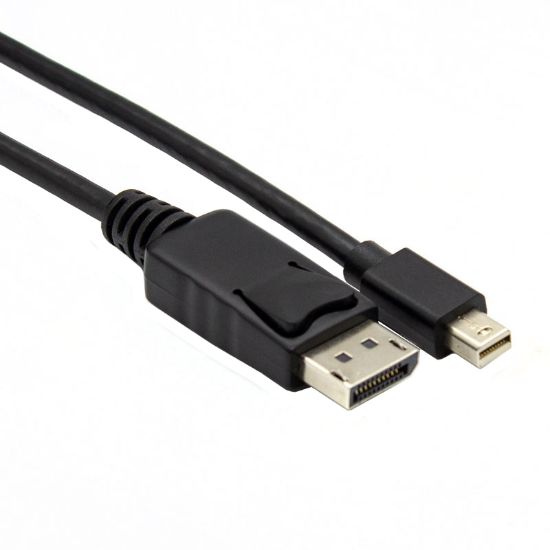 Picture of GIZZU Mini DP to DP 4k 30Hz|4k 60Hz 1.8m (Thunderbolt 2 compatible) Cable - Black
