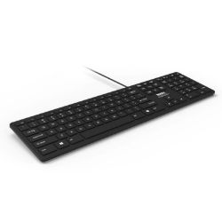 Picture of Port Office Executive Low Profile 105key Wired Keyboard - Black