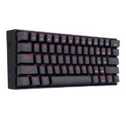 Picture of REDRAGON DRAGONBORN Wired Mechanical Keyboard Red LED 67Key Design - Black
