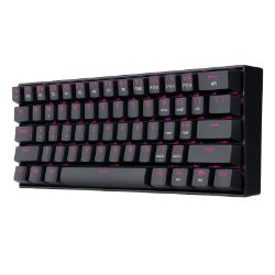 Picture of REDRAGON DRAGONBORN Wired Mechanical Keyboard Red LED 67Key Design - Black