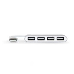 Picture of Port USB2.0 to 4 x USB2.0 480Mbps 4 Port Hub - Silver