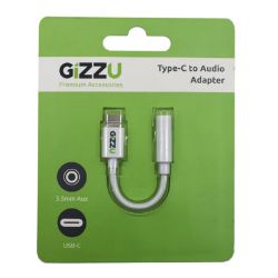 Picture of GIZZU USB-C to Audio Adapter - White