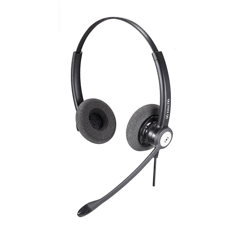 Picture of Calltel HW333N Stereo-Ear Headset - Noise-Cancelling Mic - Quick Disconnect Connector