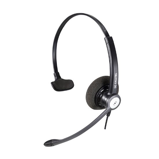 Picture of Calltel HW333N Mono-Ear Headset - Noise-Cancelling Mic - Quick Disconnect Connector