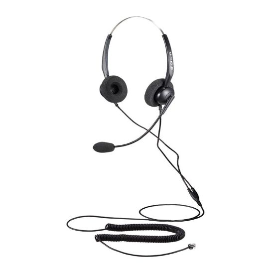 Picture of Calltel T800 Stereo-Ear Headset - Noise-Cancelling Mic - RJ9 Reverse