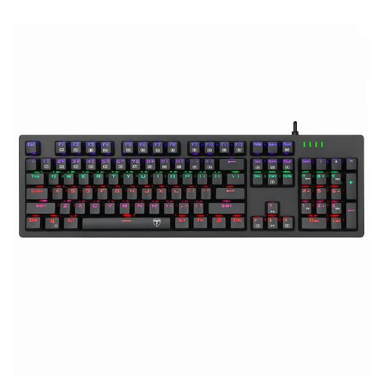 Picture of T-Dagger Bermuda Rainbow Backlit|150cm Cable|104 Key|Mechanical Keyboard - Black