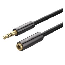 Picture of ORICO Adapter Cable 3.5mm Male to Female 1.5m - Black