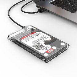 Picture of ORICO 2.5" USB-C Transparent HDD Enclosure