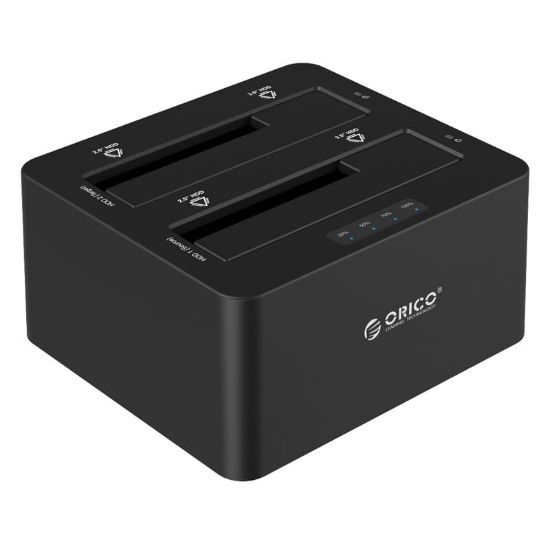 Picture of ORICO 2 Bay 2.5" / 3.5" USB3.0 HDD|SSD Dock - Black
