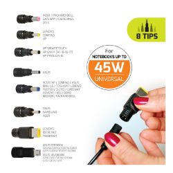 Picture of Port Connect 45W 19V Universal Notebook Adapter