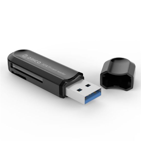 Picture of ORICO USB3.0 TF/SD Card Reader - Black